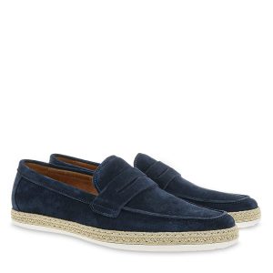 Renato Garini Ανδρικά παπούτσια LOAFERS 15W-558 Μπλέ Καστόρι U515W5581054