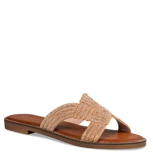 Envie shoes Γυναικεία Πέδιλα Παντόφλες E96-19076-13 Rose Gold