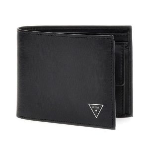 GUESS Αντρικά Πορτοφόλια MILANO Billford SMCSLELEA20-BLA Μαύρο