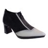 Hispanitas Γυναικεία Mποτάκια Ankle Boot atlanta black-white BHI254324 Μαύρο-Λευκό