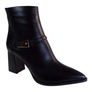 Fardoulis Shoes Γυναικεία Παπούτσια Μποτάκια 751-53M Μαύρο Δέρμα