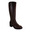 Fardoulis Shoes Γυναικεία Παπούτσια Μπότα 452-02M Καφέ Δέρμα