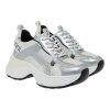 Renato Garini Γυναικεία Παπούτσια Sneakers 745-19R Λευκό Ασημί V119R7453480