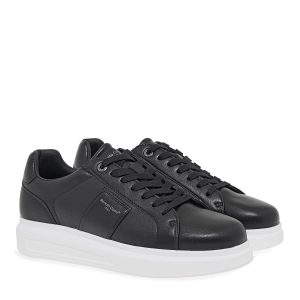 Renato Garini Ανδρικά παπούτσια Sneakers 700-963 Μαύρο GRAIN Λευκό V570096334N1