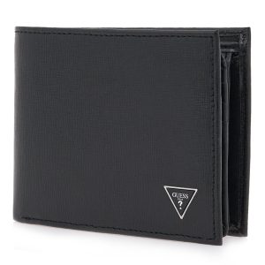 GUESS Αντρικά Πορτοφόλια MILANO Billford SMCSLELEA24-BLA Μαύρο