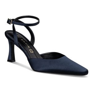 Envie Shoes Γυναικεία Παπούτσια Γόβες SLINGBACK PUMPS E02-22233-38 Μπλέ Σατέν