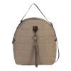 FRNC FRANCESCO Τσάντα Γυναικεία Πλάτης-Backpack 6133 ELE Γκρί