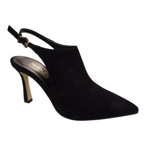 Fardoulis Shoes Γυναικεία Παπούτσια Γόβες 749-84A Μαύρο Δέρμα Καστόρι