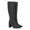 Exe Shoes Γυναικεία Μπότα 71S-375 Μαύρο Δέρμα V271S3755002