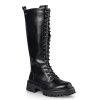 Envie Shoes Γυναικεία Μπότα COMBAT BOOTS E23-22004-34 Μαύρο