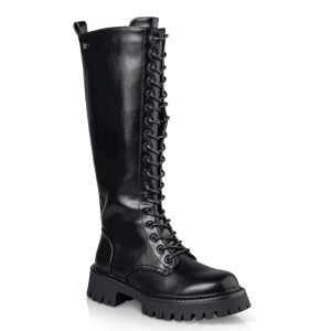 Envie Shoes Γυναικεία Μπότα COMBAT BOOTS E23-22004-34 Μαύρο