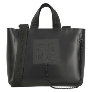 FRNC FRANCESCO Τσάντα Γυναικεία Ώμου-Χειρός 6013E BLK Μαύρο