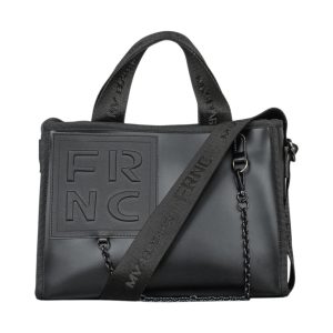 FRNC FRANCESCO Τσάντα Γυναικεία Ώμου-Χειρός 6012E BLK Μαύρο