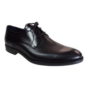 Damiani Shoes Ανδρικά Παπούτσια Δερμάτινα 1503 Μαύρο Δέρμα