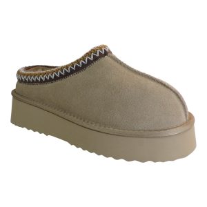 Renato Garini Γυναικεία SLIP-ON Γούνα 35E-801 Μπέζ Καστόρι V132E8012585