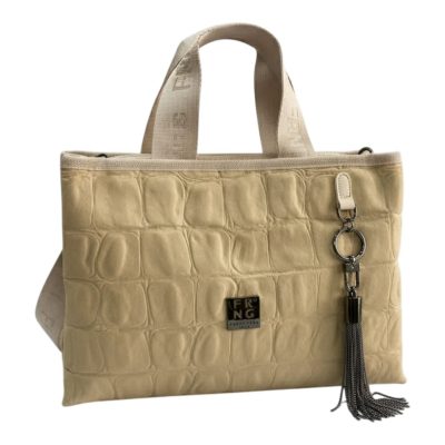 FRNC FRANCESCO Τσάντα Γυναικεία Χειρός-Ώμου 6136 BG Μπέζ