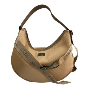 FRNC FRANCESCO Τσάντα Γυναικεία Ώμου LEATHER Shoulder Bags 3760 VKT Μπέζ