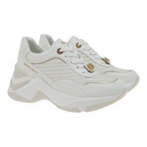 Renato Garini Γυναικεία Παπούτσια Sneakers 020-19R Λευκό Πλεκτό W119R020326M