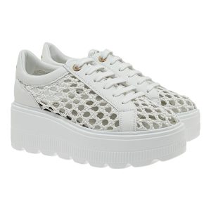 Renato Garini Γυναικεία Παπούτσια Sneakers 611-19R Λευκό Πλεκτό W119R611326M