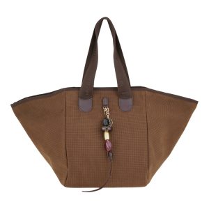 FRNC FRANCESCO Τσάντα Γυναικεία Ώμου 5565 COF Καφέ