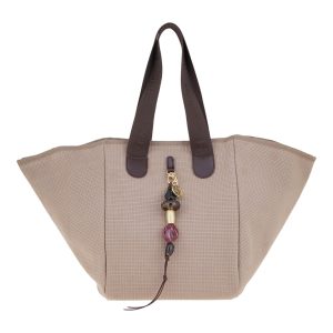 FRNC FRANCESCO Τσάντα Γυναικεία Ώμου 5565 BG Μπέζ