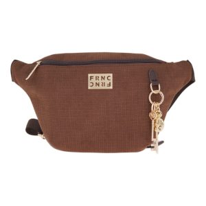 FRNC FRANCESCO Τσάντα Γυναικεία Μέσης 5571 COF Καφέ