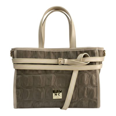 FRNC FRANCESCO Τσάντα Γυναικεία Χειρός-Ώμου 6101 ELE Γκρί