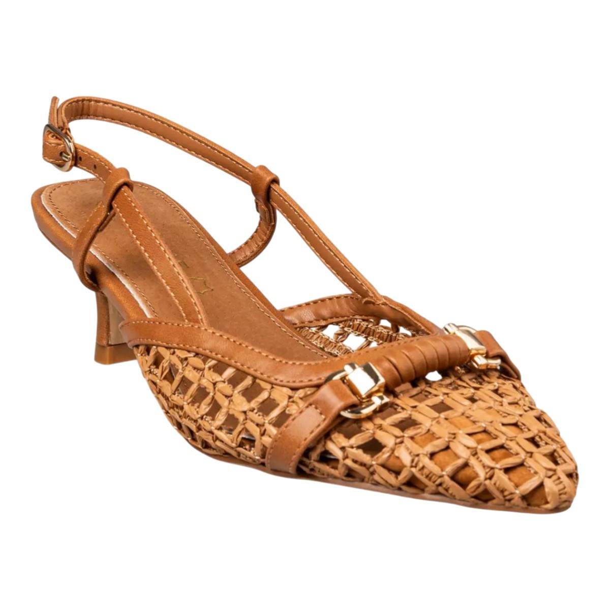 Envie Shoes Γυναικείες Παπούτσια Γόβες slingback E84-23414-26 Κάμελ