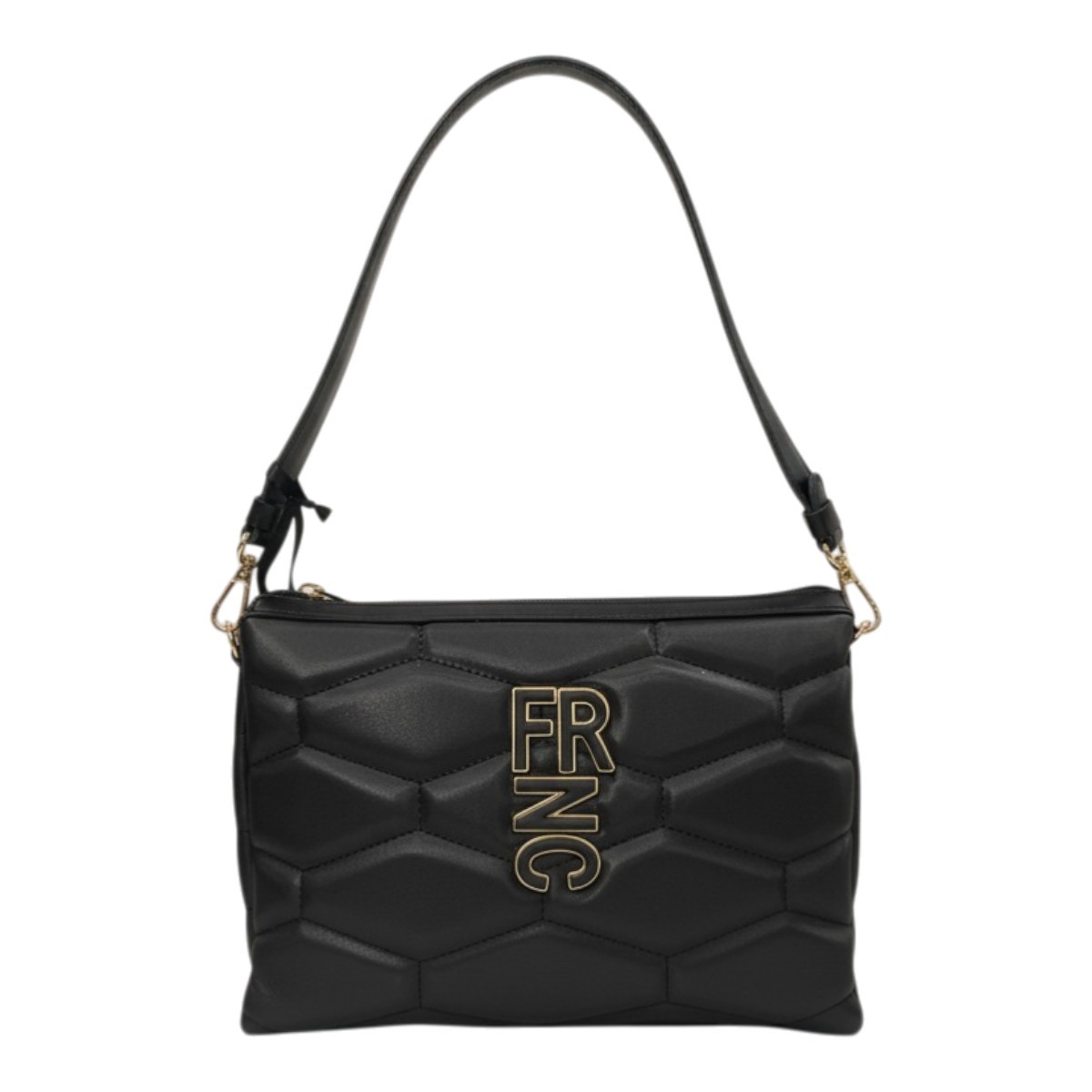 FRNC FRANCESCO Τσάντα Γυναικεία Χειρός-Ώμου 4941W BLK Μαύρο