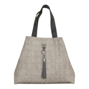 FRNC FRANCESCO Τσάντα Γυναικεία Ώμου 6138 ELE Γκρί