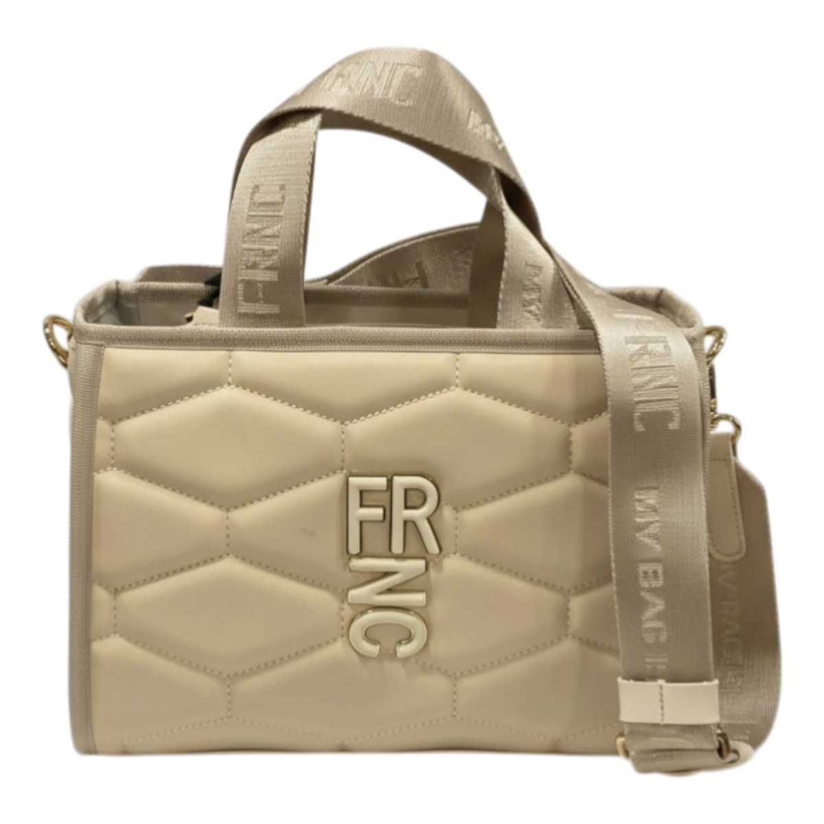FRNC FRANCESCO Τσάντα Γυναικεία Χειρός-Ώμου 4946W OCR Μπέζ