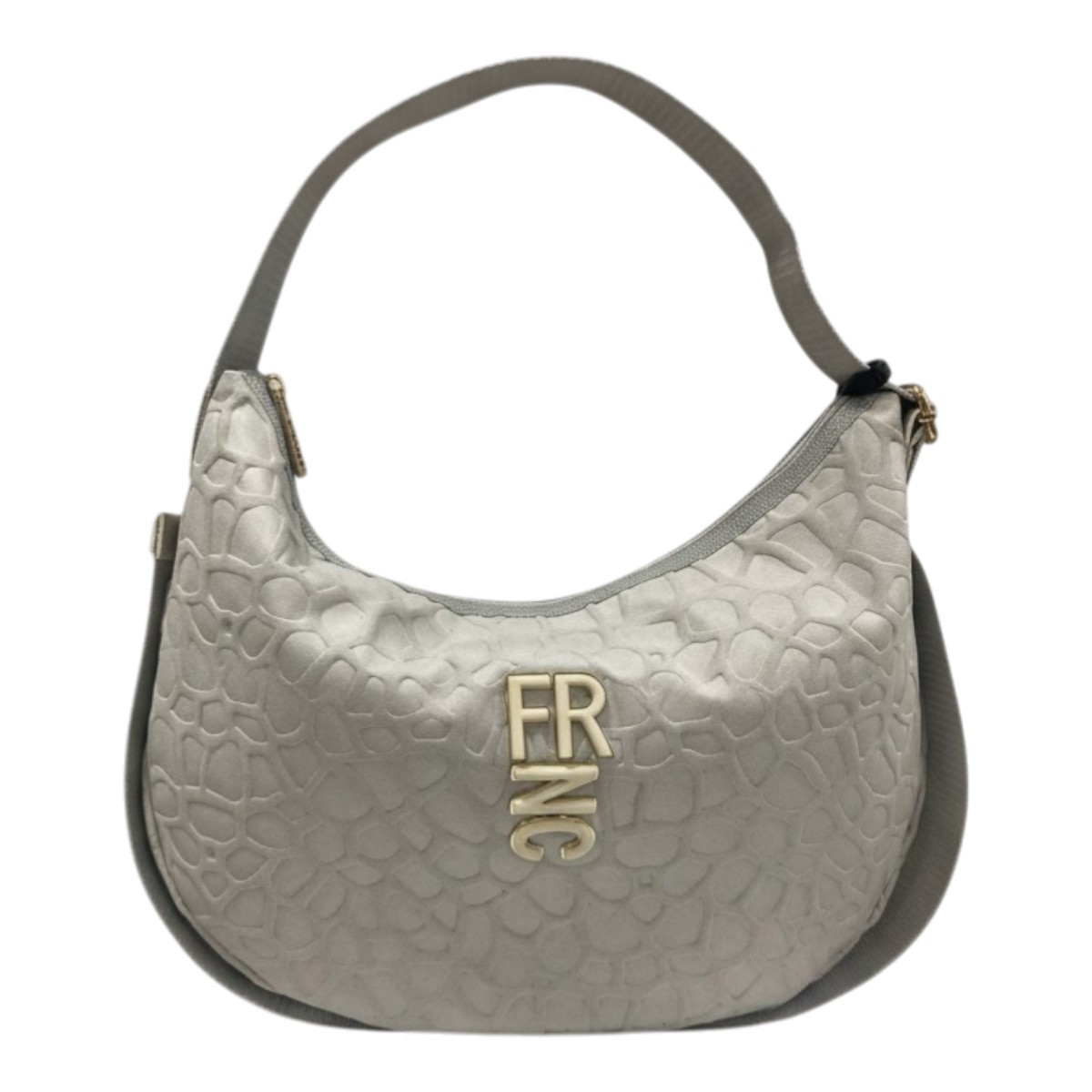 FRNC FRANCESCO Τσάντα Γυναικεία Ώμου-Χιαστί 6196 OFW Γκρί