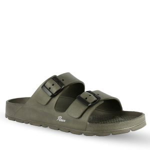 Parex Ανδρικές Παντόφλες Σαγιονάρες Δύο Φάσες 11817048.X Χακί