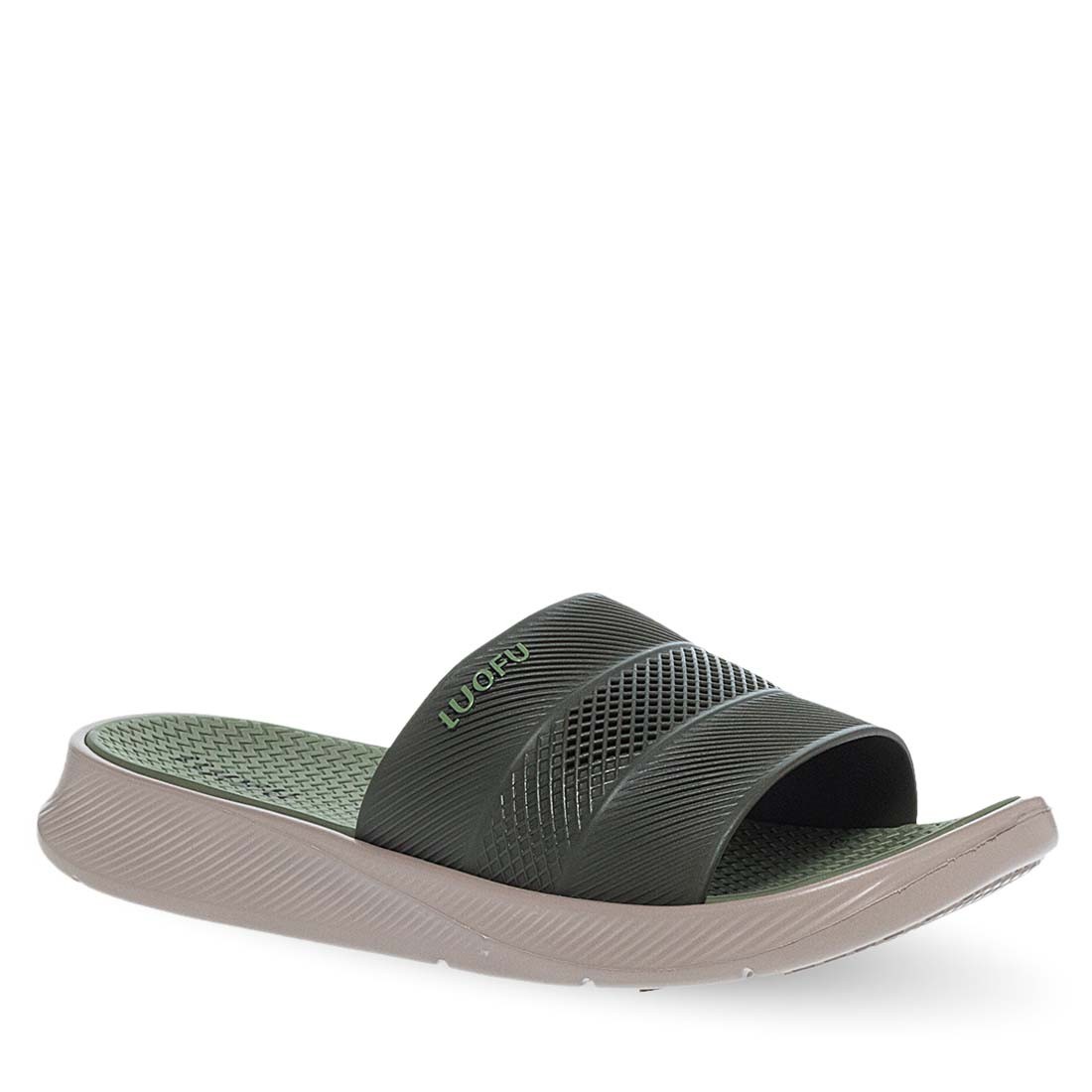 Parex Ανδρικές Παντόφλες Σαγιονάρες Φάσα 11829062.X Χακί