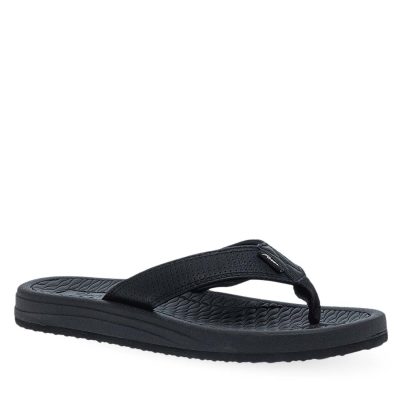 Parex Ανδρικές Παντόφλες Σαγιονάρες 11833002.B Μαύρο