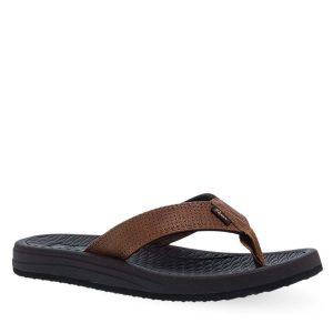 Parex Ανδρικές Παντόφλες Σαγιονάρες 11833002.K Καφέ