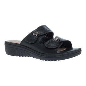 Parex Γυναικείες Παντόφλες Ανατομικές Comfort 12133019.B Μαύρο