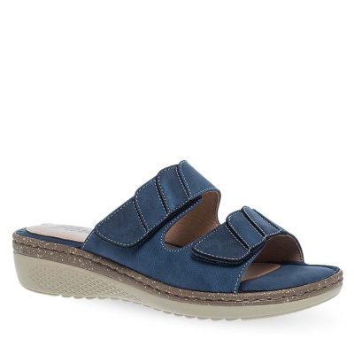 Parex Γυναικείες Παντόφλες Ανατομικές Comfort 12133023.N Μπλέ