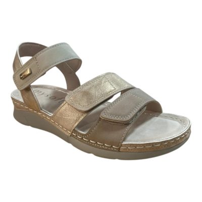 My soft Γυναικεία Παπούτσια Πέδιλα Ανατομικά 26M192 Πλατίνα