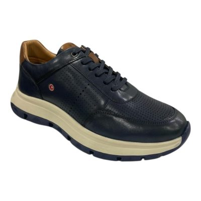 Robinson Ανδρικά Παπούτσια Sneakers 77532 Μπλέ Δέρμα