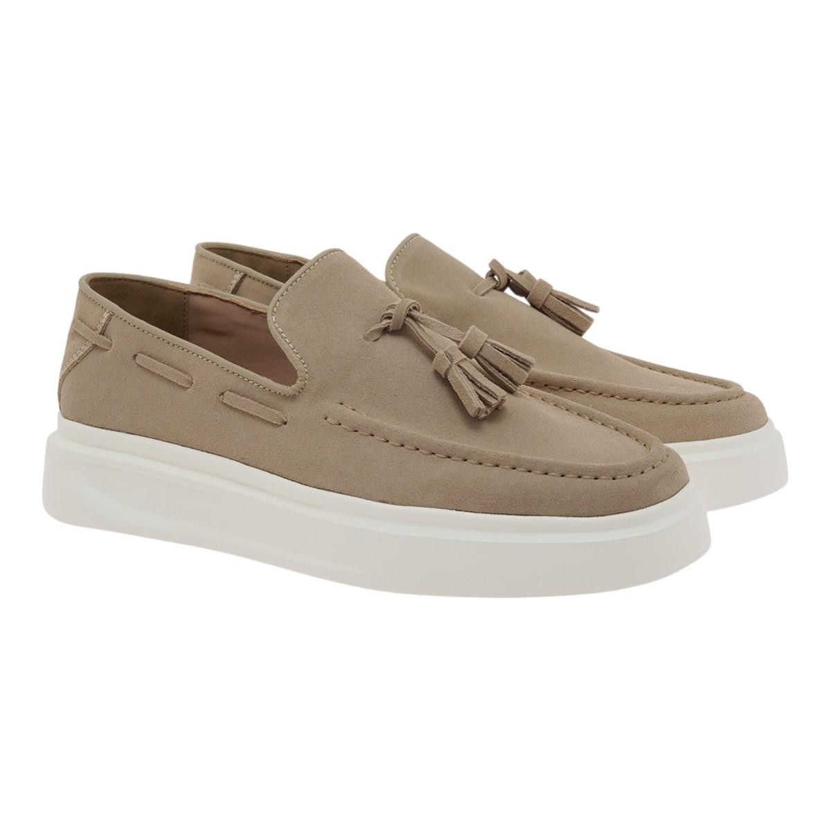Renato Garini Ανδρικά παπούτσια LOAFERS 700-268  Μπέζ  Καστόρι W57002682585