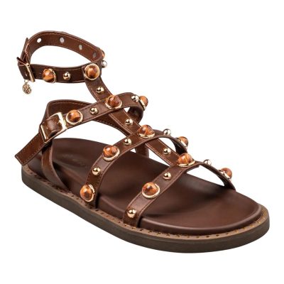 Envie Shoes Γυναικεία Πέδιλα FLATFORM SANDALS E96-23273-28 Καφέ