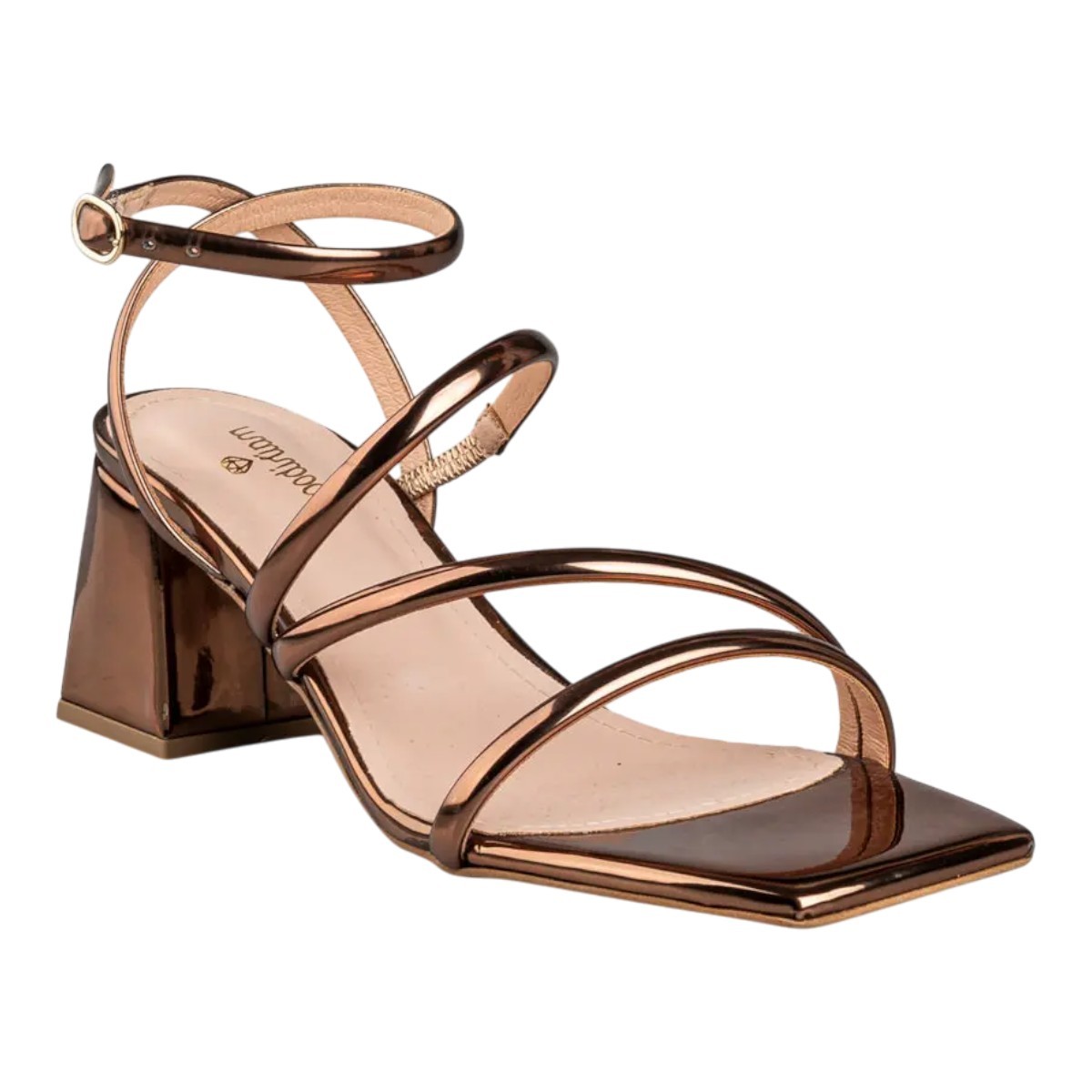 Mairiboo by Envie Shoes Γυναικεία Πέδιλα M03-19971-13 Ροζ Χρυσό MINI ELECTRICITY