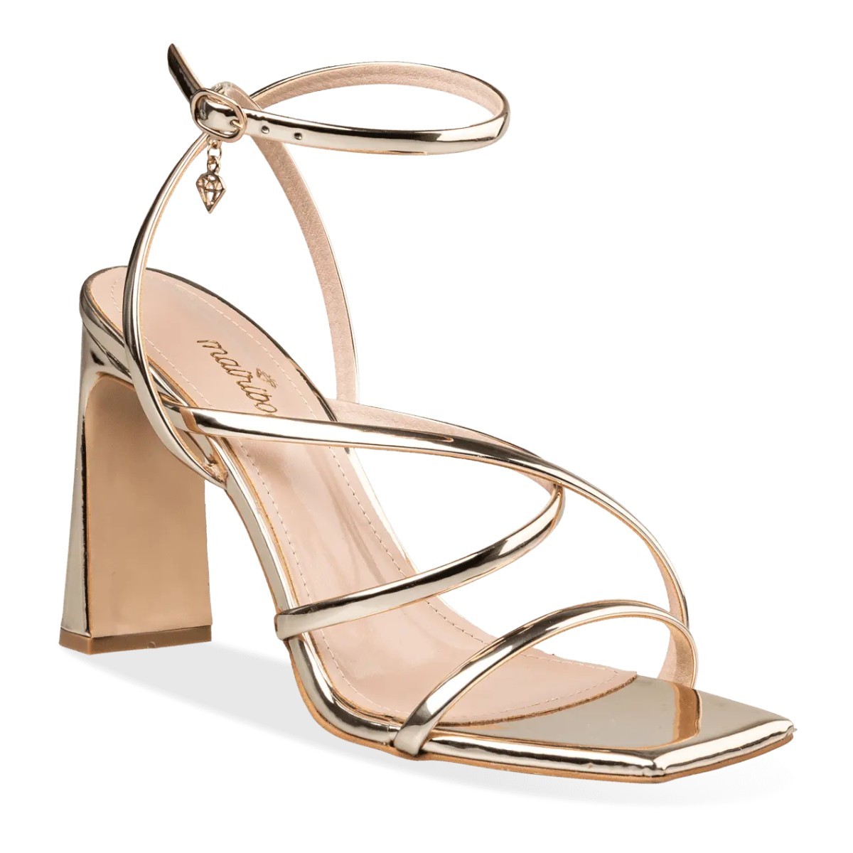 Mairiboo by Envie Shoes Γυναικεία Πέδιλα M03-21884-59 Χρυσό PORTOFINO