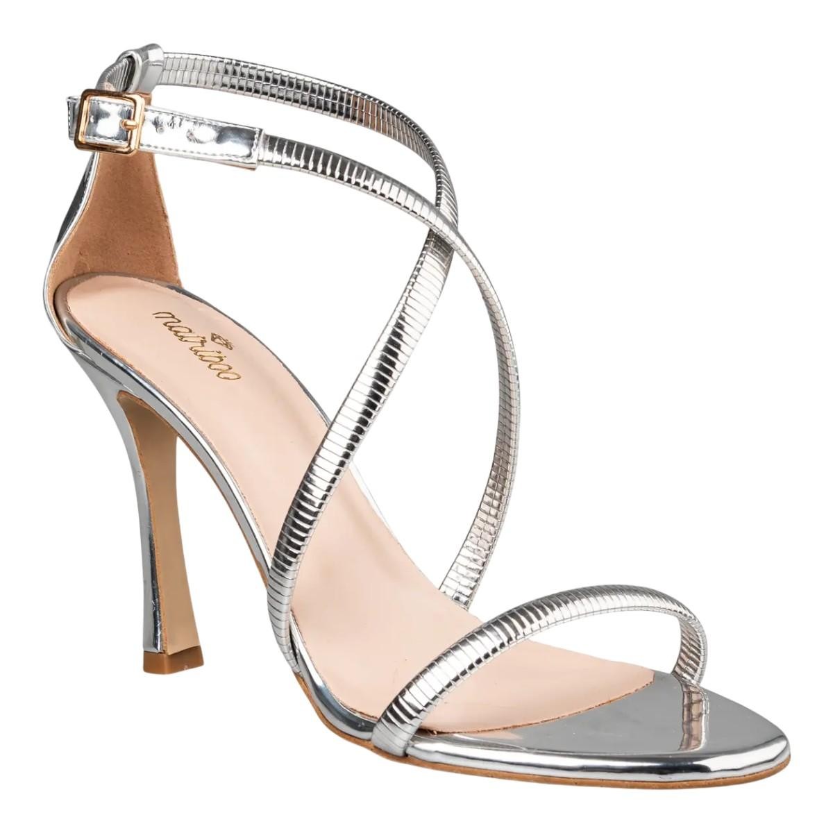 Mairiboo by Envie Shoes Γυναικεία Πέδιλα M03-23979-21 Ασημί PAROS