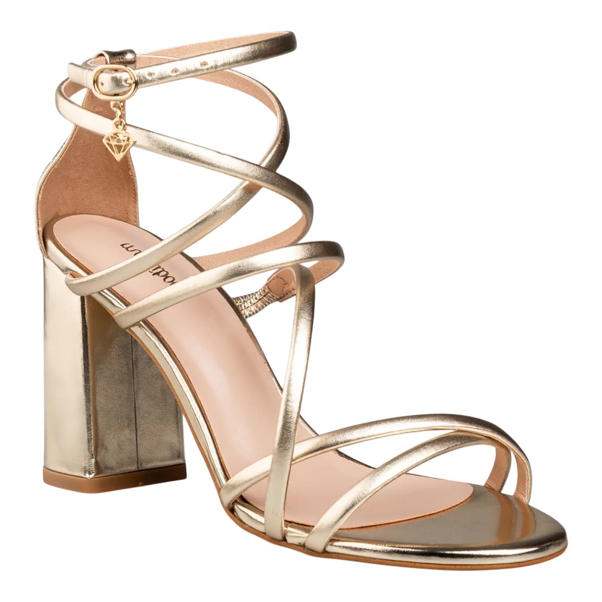 Mairiboo by Envie Shoes Γυναικεία Πέδιλα M03-23986-59 Χρυσό ELECTRICITY
