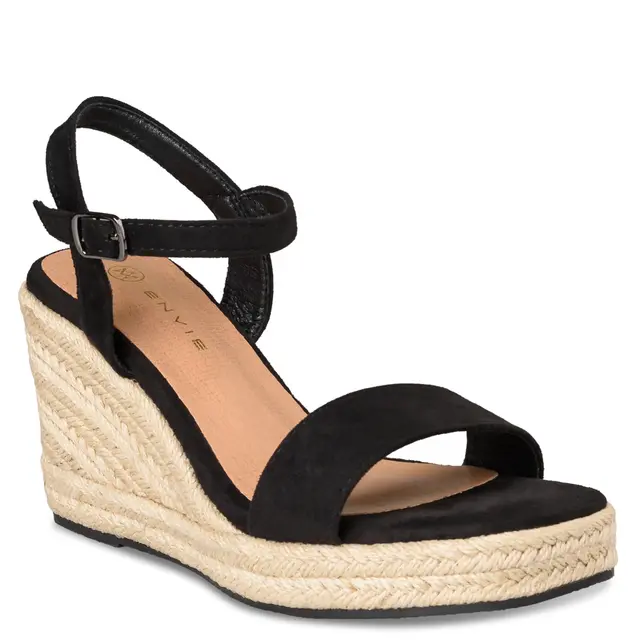 Envie Shoes Γυναικεία Παπούτσια Εσπαντρίγιες E21-23031-34 Μαύρο