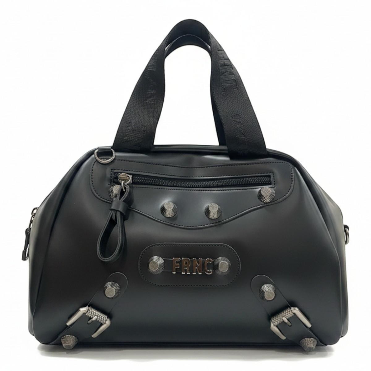 FRNC FRANCESCO Τσάντα Γυναικεία Χειρός-Ώμου ROXIE BOWLING  BAG 2367 BLK Μαύρο
