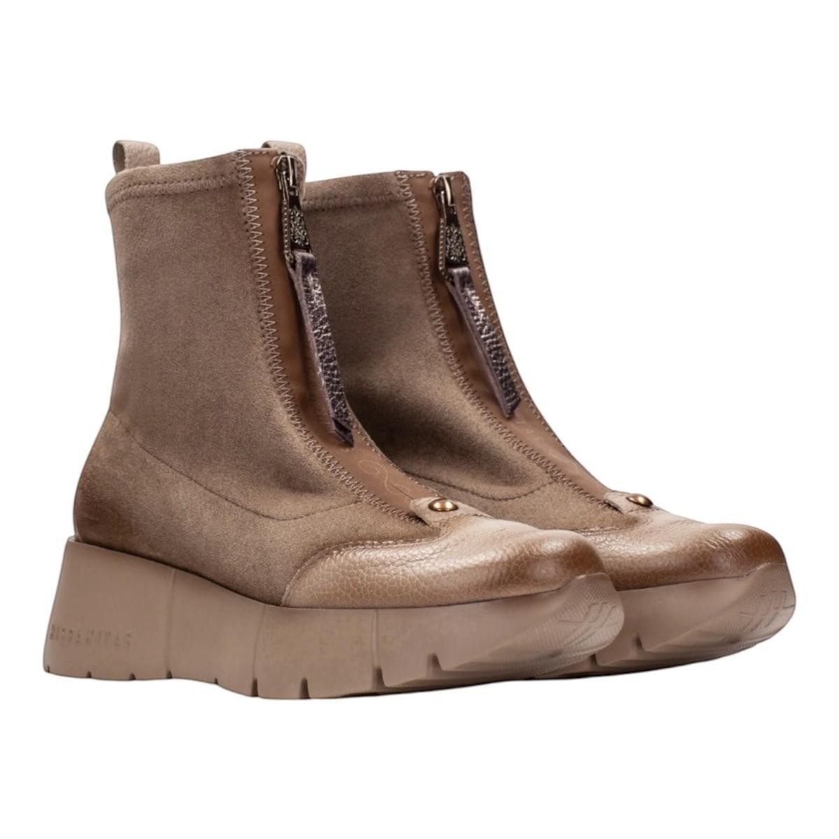 Hispanitas Γυναικεία Mπότακια Sport ankle boot montana -6 HI265104-C002 Πούρο Δέρμα